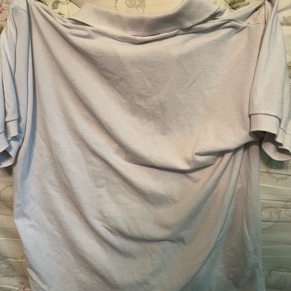 Vintage Windswept White polo tee - Picture 3 of 3